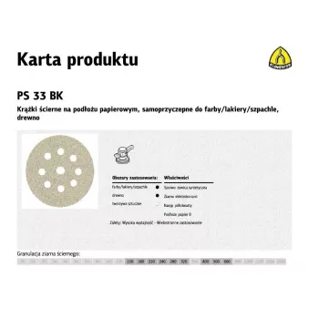 K.PUCK 225 PS33BK gr.150 OTW. GLS38 /50 stuks