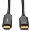 Lindy 3m actieve DisplayPort 1.4-naar-HDMI 8K60-kabel, 3 m, DisplayPort, HDMI, stekker, stekker, recht