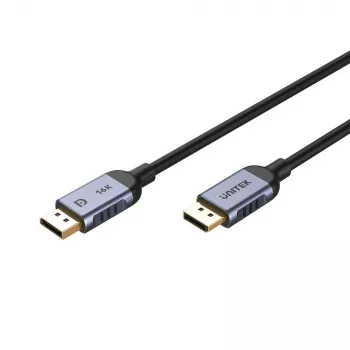 UNITEK C1628GY01-1.5M DisplayPort-kabel zwart, grijs