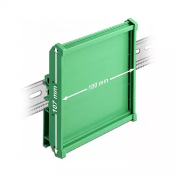 Boardhouder DeLOCK 107 mm voor DIN-rail 10 cm lang