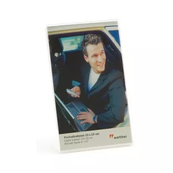 Walther acryl portret 10x15 - acryl - transparant - 10 x 15 cm