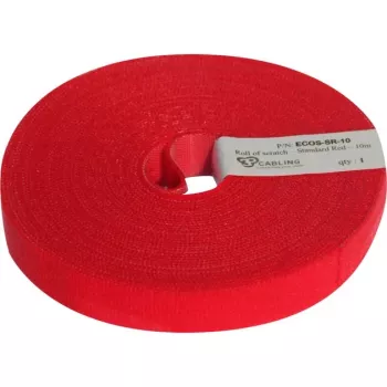 kabelmarkeringsband Patchsee ECO-Scratch 10 m, rood, 19 mm breed