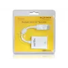 Videokabel-adapter DeLOCK 61766 0,125m VGA DisplayPort wit