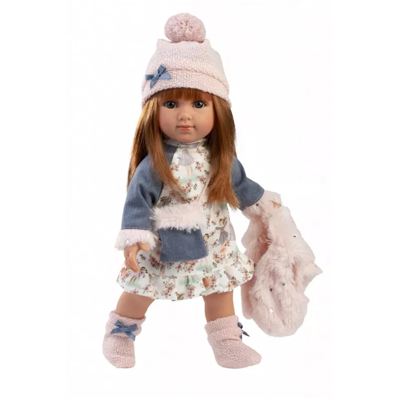 Pop Llorens Nicole 35 cm – realistische kenmerken, zachte lichaam, babypop