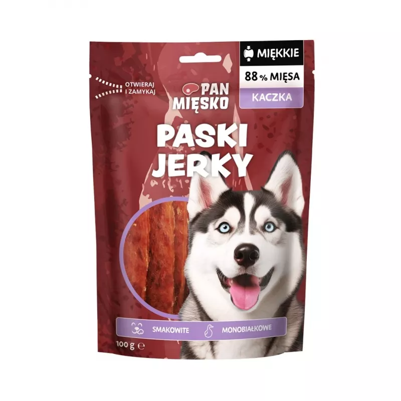Hondensnack Pan Mięsko eendenjerkyreepjes 100 g