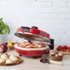 Pizzamaker Petra PT5666VDE Bella Pizza 1200 W antiaanbaklaag, tafel-pizzaoven