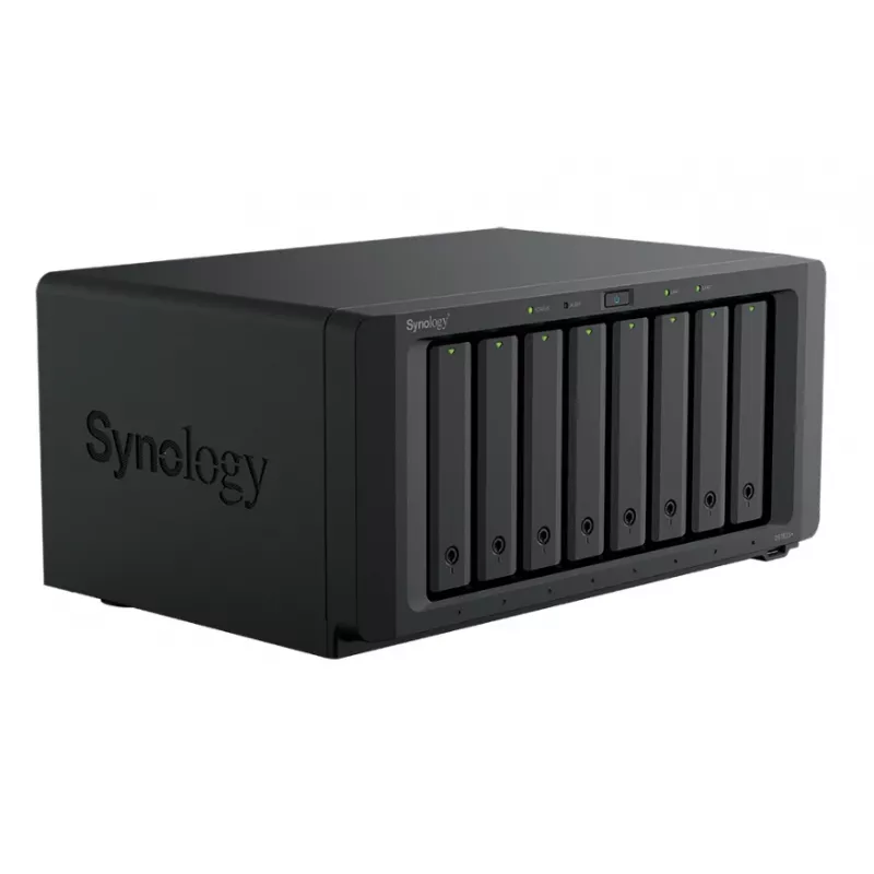 Synology DiskStation DS1825+ NAS/opslagserver Ryzen Embedded V1500B 8 GB DDR4 0 TB zwart