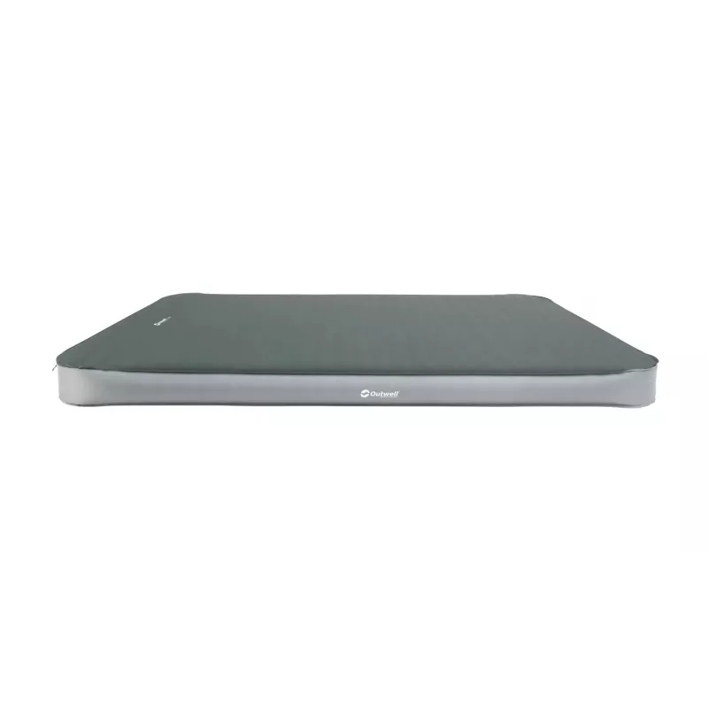 Tweepersoons luchtmatras Outwell 400152 — 1380×2070×120 mm, polyester, groen/grijs