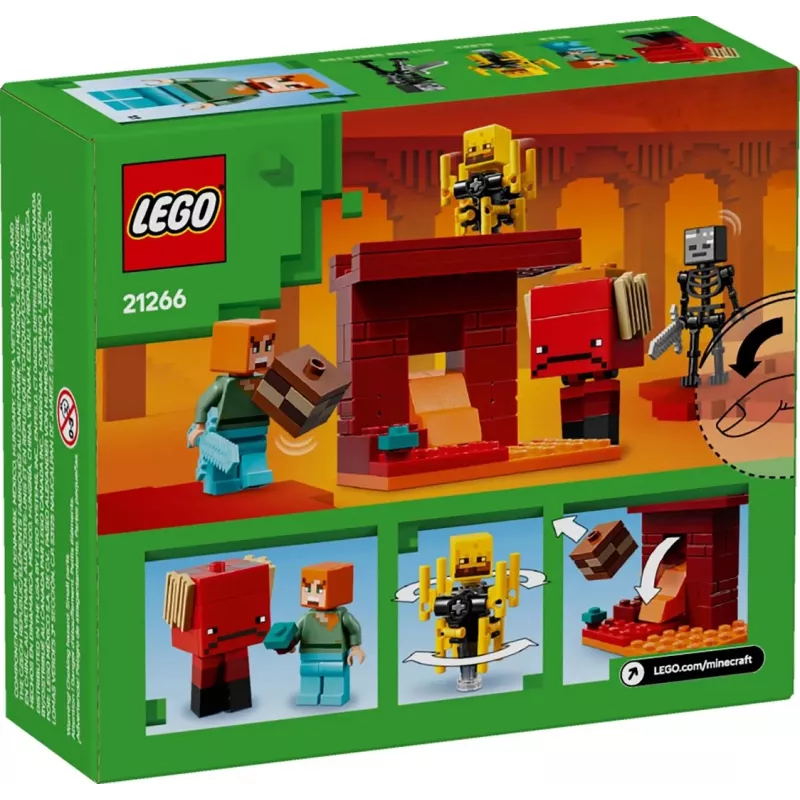 LEGO MINECRAFT 21266 De Nether-lavaslag