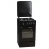 Gasfornuis MPM MPM-56-KGF-21/B — 4-pits RVS, oven 54 l, knopbediening