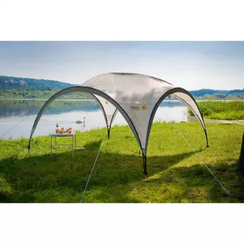 Paviljoen Event Shelter, 4,5 x 4,5 m (lichtgrijs/grijs)