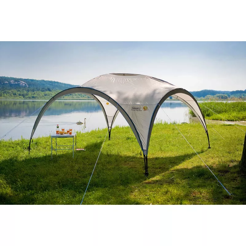 Paviljoen Event Shelter, 4,5 x 4,5 m (lichtgrijs/grijs)