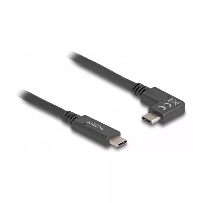 USB-kabel DeLOCK 80037 1 m USB-C zwart