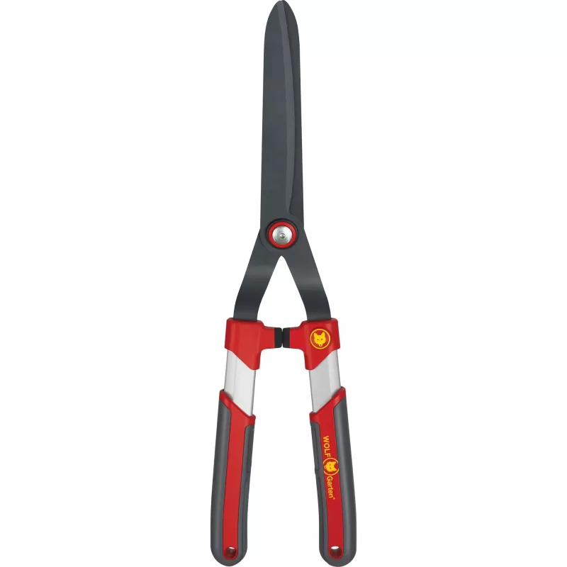 Heggenschaar WOLF-Garten HS-CP met kleine aluminium handgrepen, rood/grijs