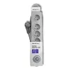 Overspanningsbeveiliging Qoltec 50272 grijs 5 AC-stopcontacten 230V 3m
