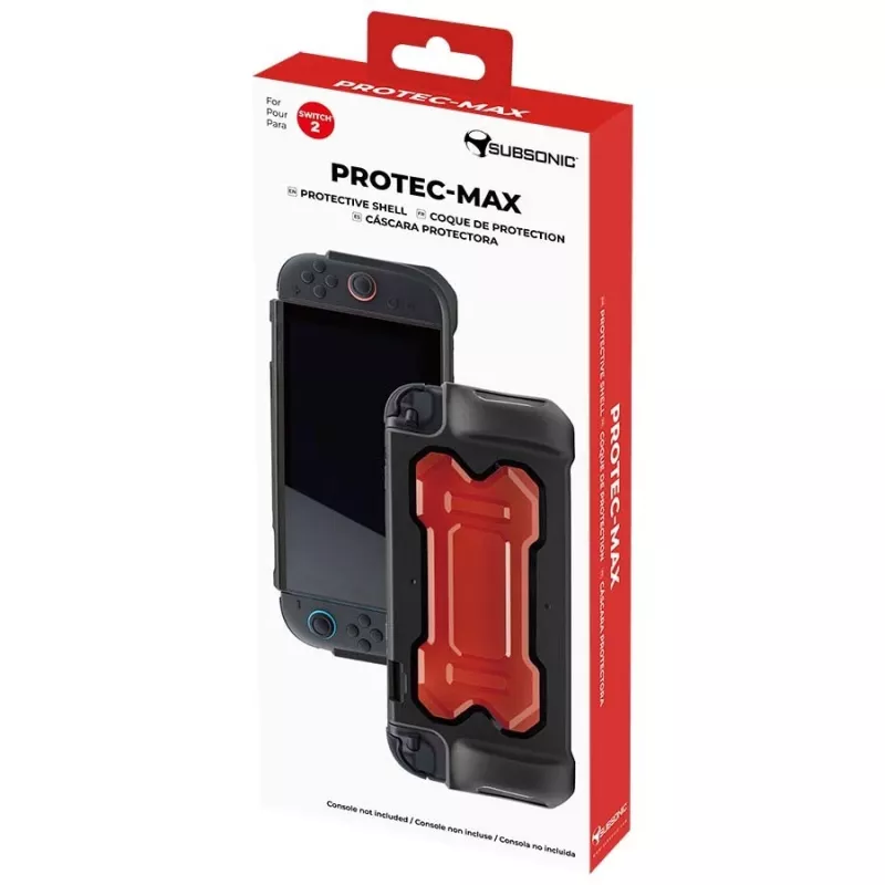 Hardshell-case Nintendo Subsonic SA5715 TPU zwart rood