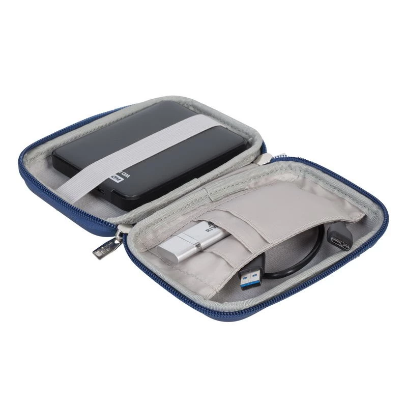 Pouch-tas Rivacase 9101 (PU) HDD Case lichtblauw