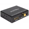 HDMI stereo / 5.1-kanaals audio-extractor 4K, adapter zwart