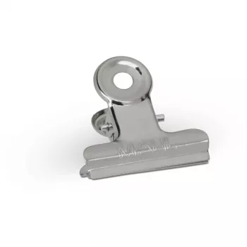 MAUL briefklem van metaal, kleur: nikkel, breedte: 30 mm klemwijdte: 10 mm, zelfbedieningsverpakking (21730-96)