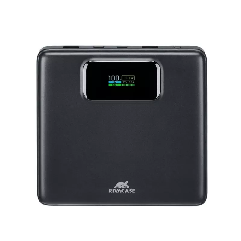 Powerbank Rivacase VA1090 — 20000 mAh, 77 Wh, totale uitgang 100 W, 440 g