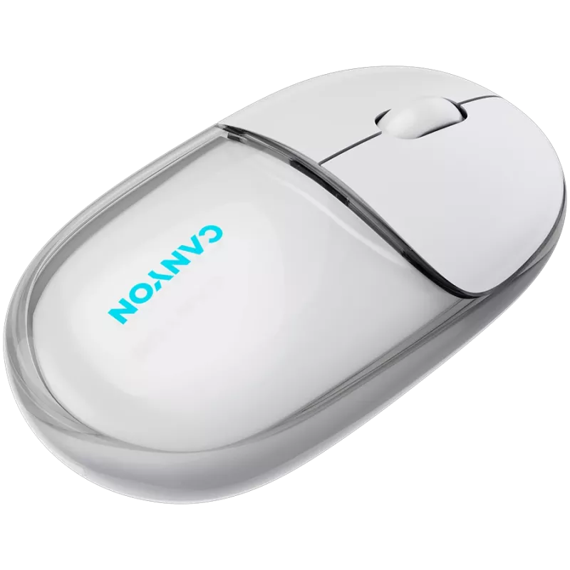 CANYON muis OnClick 24 BT/ draadloos transparant/wit