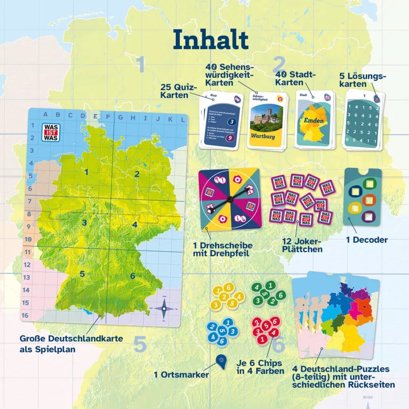 WAS IST WAS - Ontdek Duitsland, bordspel