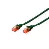 Netwerkkabel Digitus CAT 6 U/UTP RJ-45 3m groen