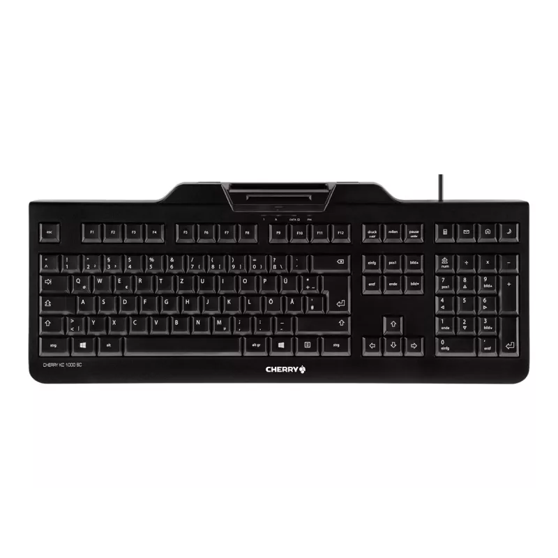CHERRY KC 1000 SC toetsenbord USB QWERTZ Zwitsers zwart