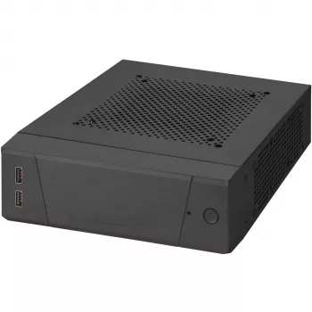 SilverStone MILO ML10 - USFF - Mini-ITX - zonder voeding - zwart - USB/audio (SST-ML10B)