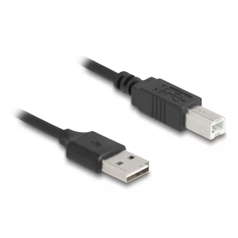 USB-kabel DeLOCK 90130 USB 2.0 0,8 m zwart
