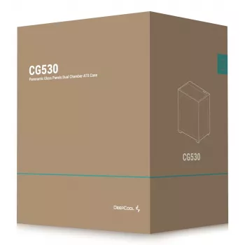 DeepCool CG530 midi tower zwart