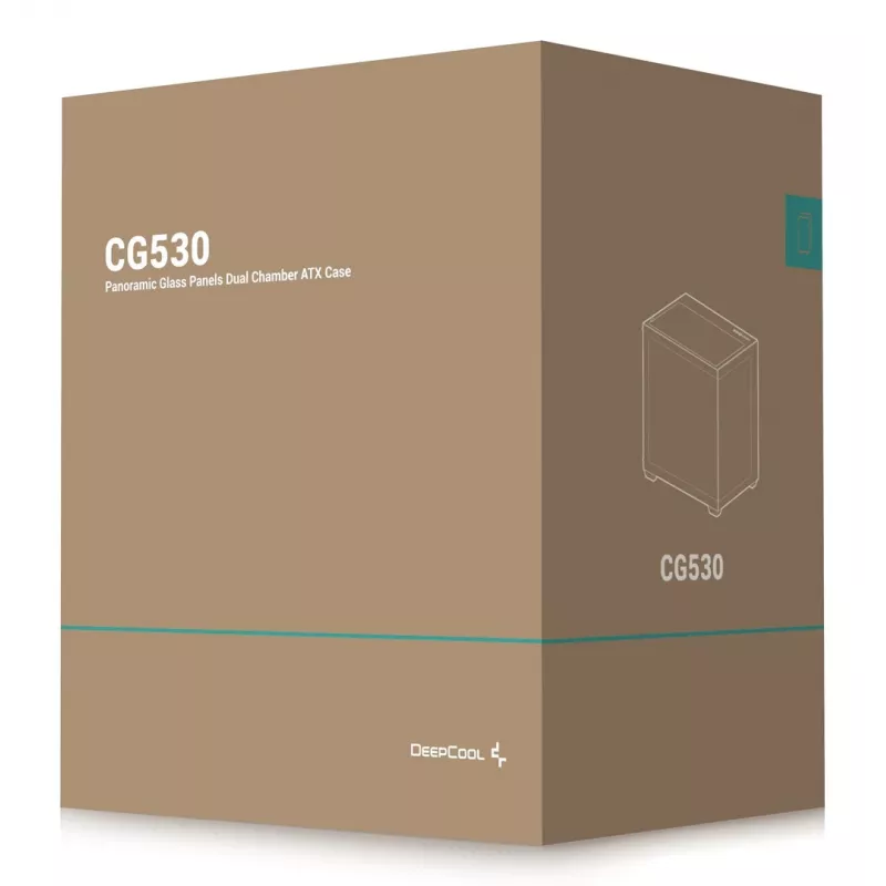 DeepCool CG530 midi tower zwart