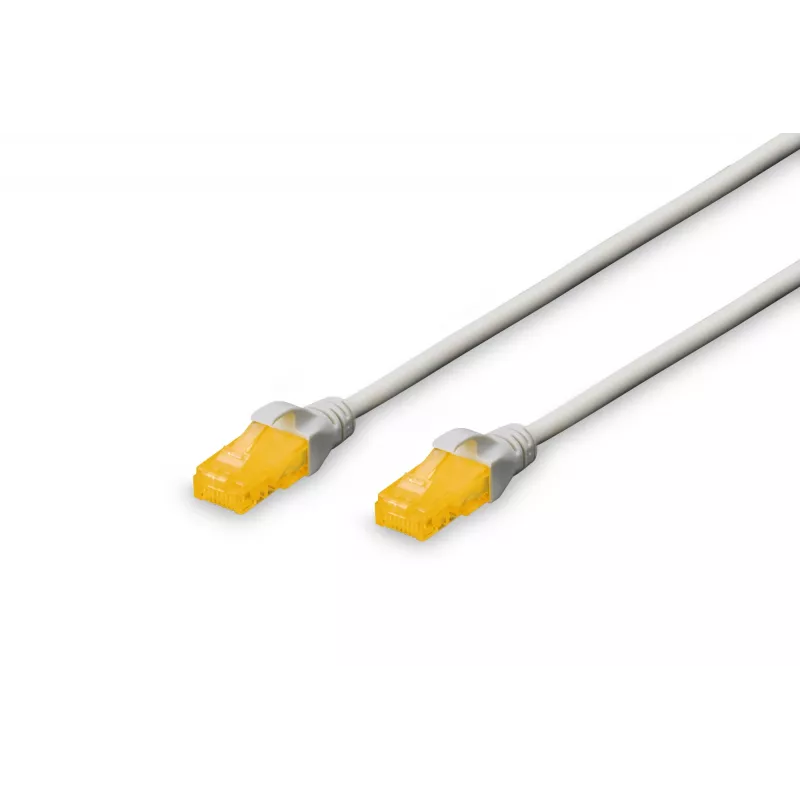 Netwerkkabel Digitus CAT 6A U/UTP Patchkabel RJ-45 Cat6a 3m grijs