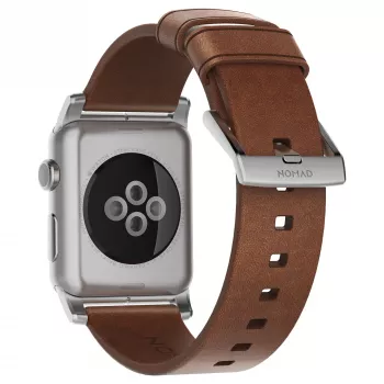 Band Nomad NM1A4RSM00 voor smartwatch – bruin leer