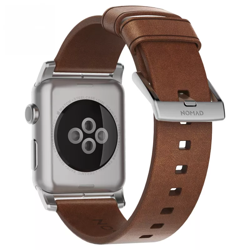 Band Nomad NM1A4RSM00 voor smartwatch – bruin leer