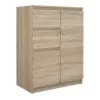 Topeshop 2D2S SONOMA ladekast