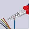 KNIPEX 30 35 160 – platte punttang – 2,5 mm – 4,1 cm – staal – blauw/rood – 16 cm