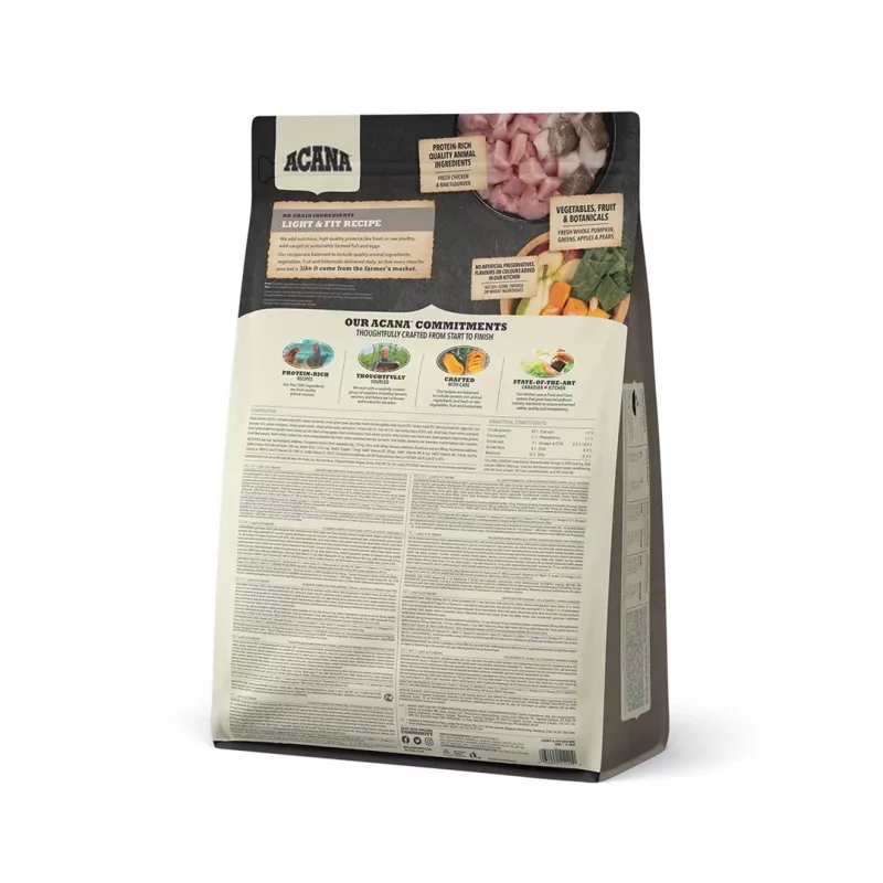 ACANA Dog Light & Fit – Droogvoer voor honden – 2 kg