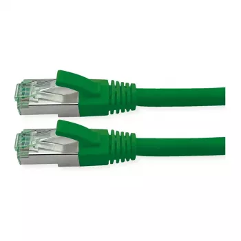 ROLINE RM Patchkabel Cat.6A S/FTP (PiMF), groen, 0,3 m