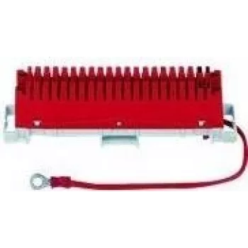 Aardingsrail Corning DE620045794 LSA-Plus 38-polig rood