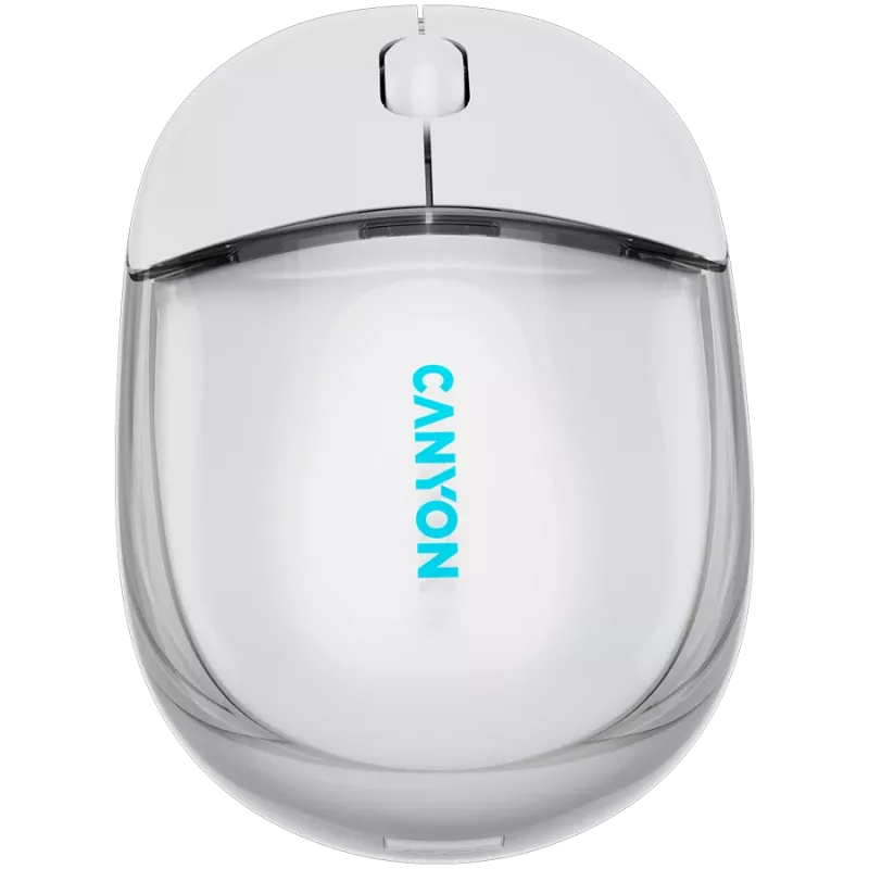 CANYON muis OnClick 24 BT/ draadloos transparant/wit