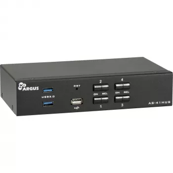 KVM-switch Inter-Tech IPC AS-41HUS 4 poorten USB