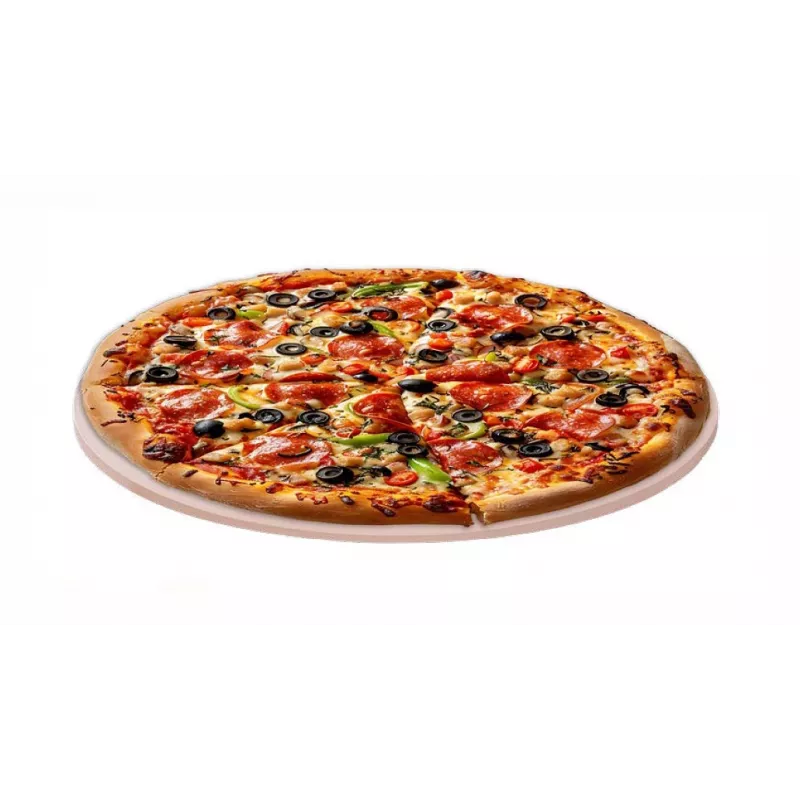 Pizzasteen Smile SKP-2, ronde keramische baksteen, Ø330 mm, dikte 11 mm, ovenvast