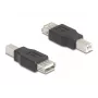 Kabeladapter DeLOCK 67199 USB Type-B naar Type-A zwart