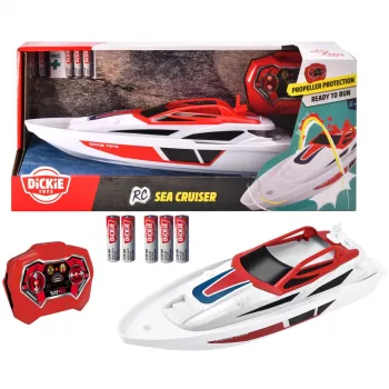 RC-boot Dickie Sea Cruiser 2.4 GHz RTR radioafstandsbediende boot, bouwklare model