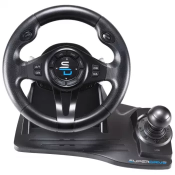 Subsonic SA5596-NG gaming controller zwart USB-stuurwiel pedalen 270°