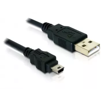 USB-kabel DeLOCK 82252 USB 2.0 1,5 m USB A mini-USB B zwart
