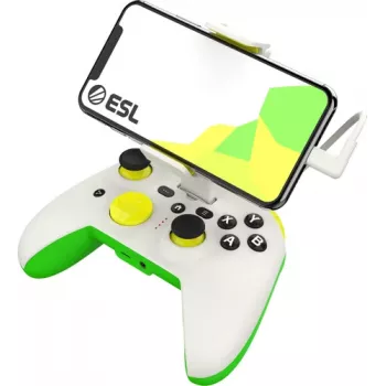 Gamepad RiotPWR RP1925ESL USB Type-C bekabeld groen wit geel