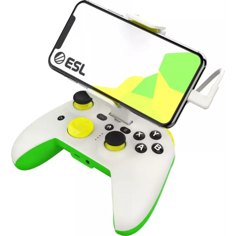Gamepad RiotPWR RP1925ESL USB Type-C bekabeld groen wit geel