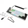 Sharkoon SGK50 S4 toetsenbord gaming USB QWERTZ Duits wit RGB LED